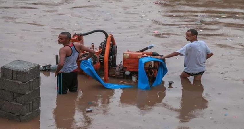 صورة وفاة طفل وشاب غرقا بسيول الامطار بمأرب وعمران