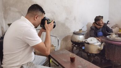 صورة الحج يحيى النبوس صانع أفضل قهوة في اليمن